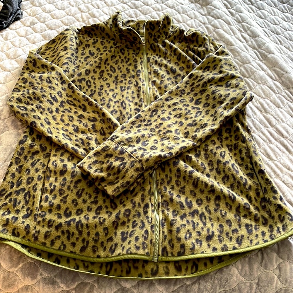 Fleece zip up jacket